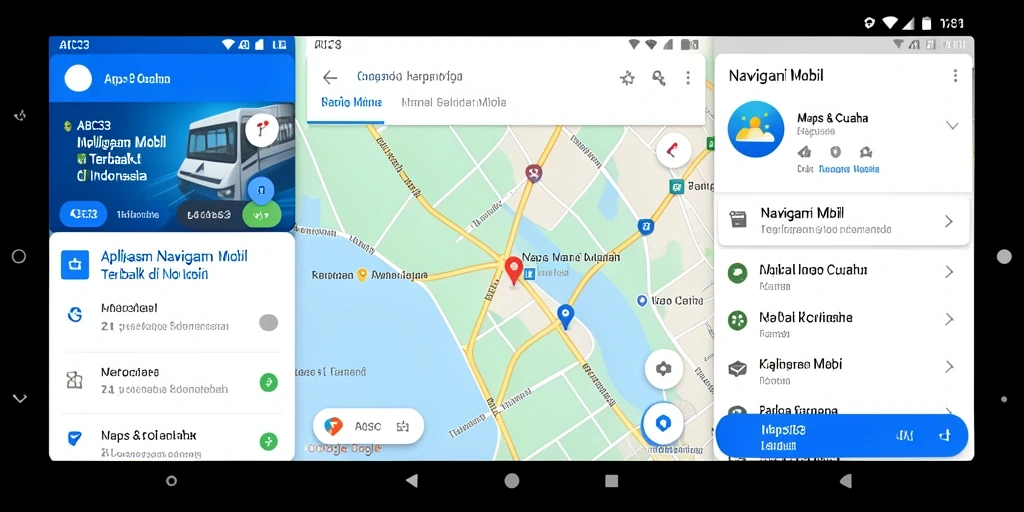 Antarmuka <strong>ABC33</strong> yang ramah pengguna untuk navigasi mobil.