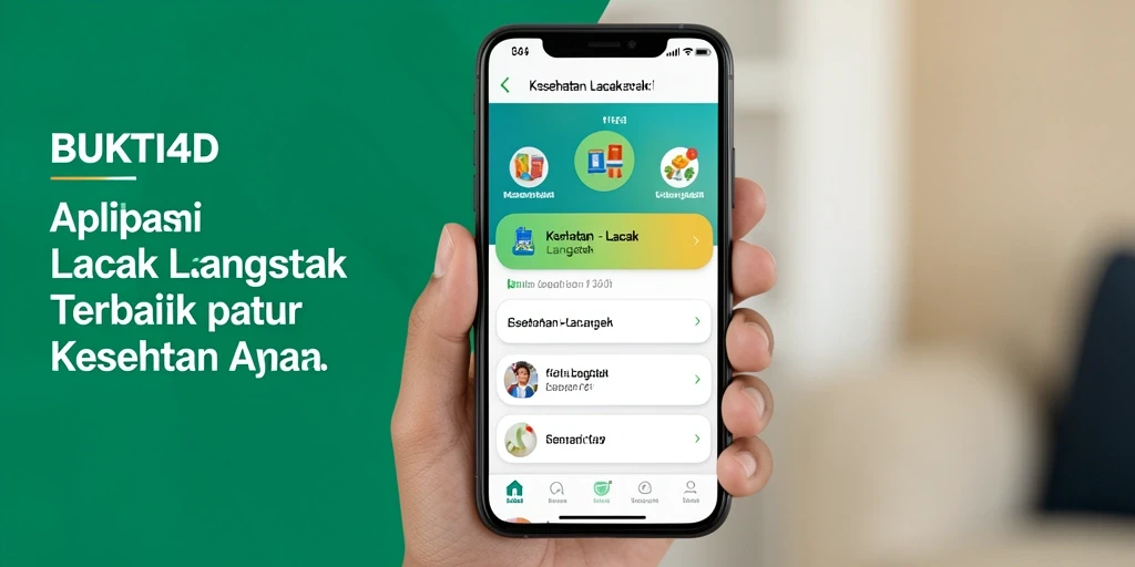 Antarmuka BUKTI4D menampilkan fitur Lacak Langkah yang interaktif.