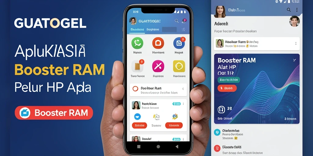Antarmuka GUATOGEL yang sederhana dan efisien untuk boosting RAM.