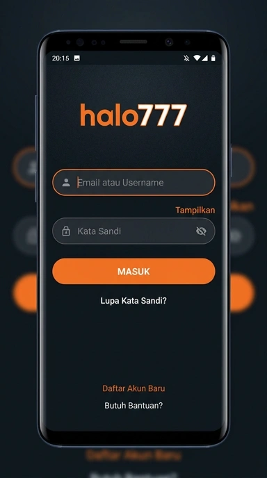 Masuk Akun halo777 dengan Mudah di Android