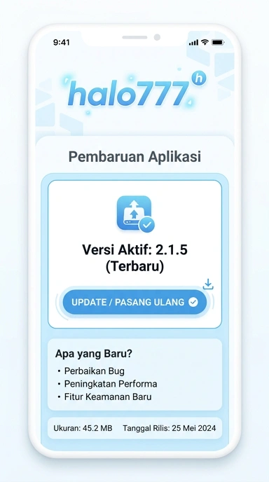 Riwayat Versi Halo777 untuk Pengguna Android
